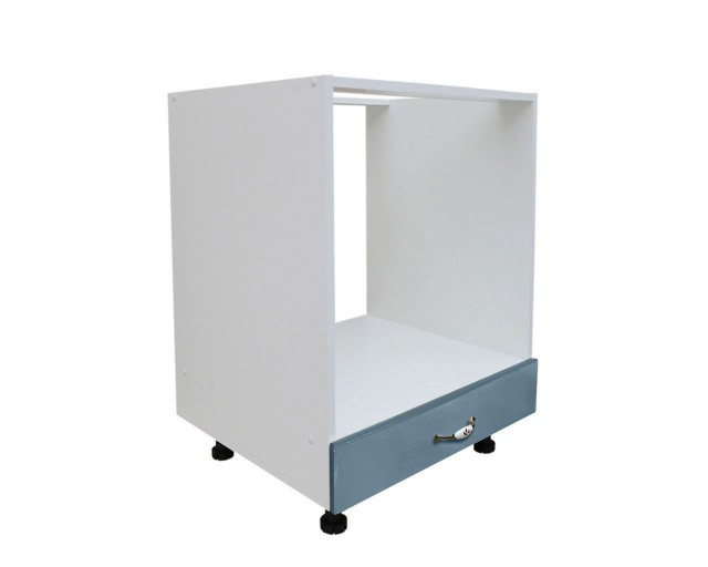 Corp inferior 60 pentru cuptor incorporabil cu 1 sertar Zebra MDF albastru